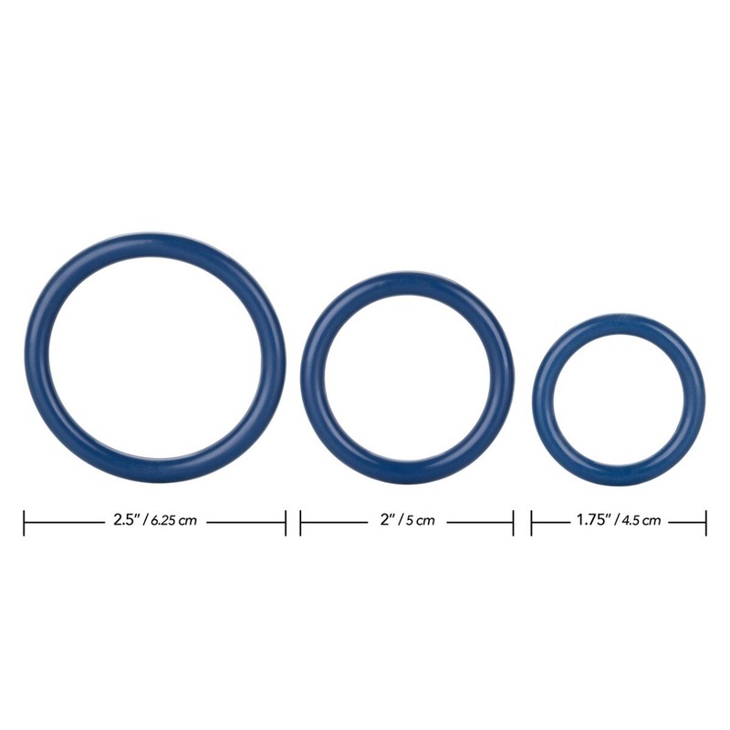 3PC Stretchy Rubber Penis Erection Keeper Cock Rings Ere Small Medium Large gallery