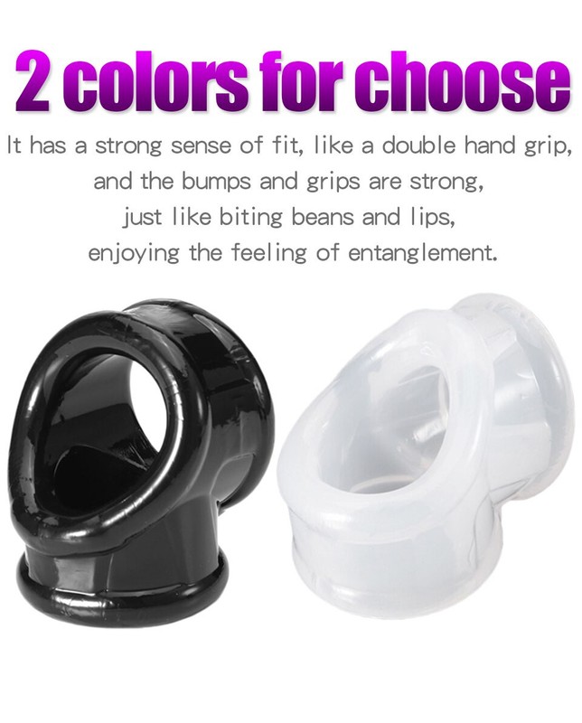 Cock Jacket • Dual Cock & Ball Ring Penis Dick Ring Enlarger ED Adult Sex Toys gallery