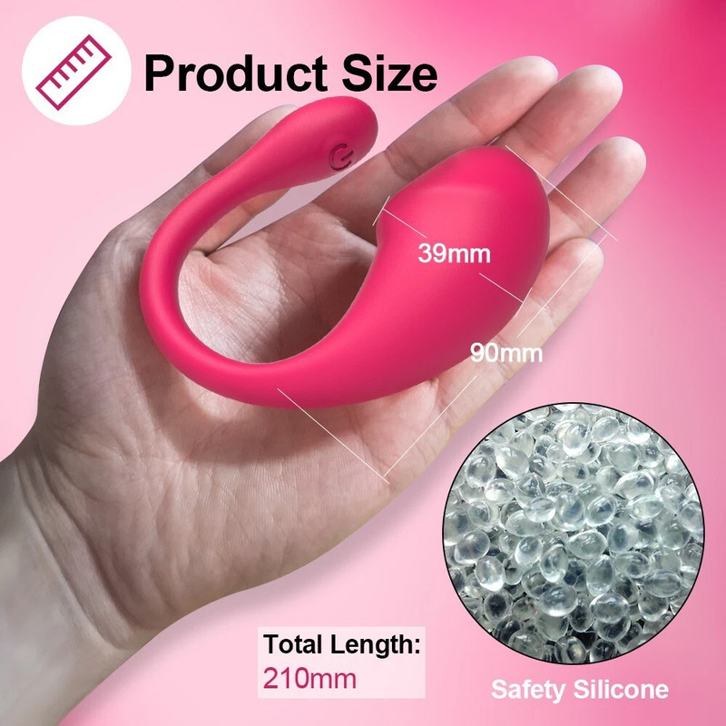 Wireless APP Remote Vibrator Control Bullet Egg G-Spot Dildo Sex Toys For Women gallery