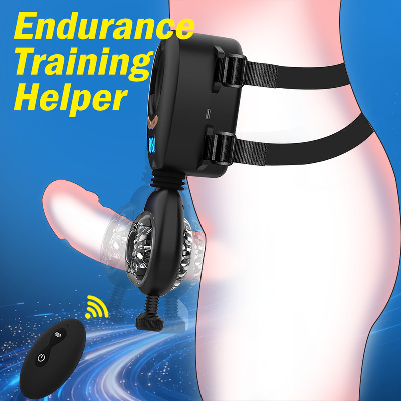 Wearable Male Masturbaters Automatic HandsFree Thrusting Cup Stroker Men Sex Toy
