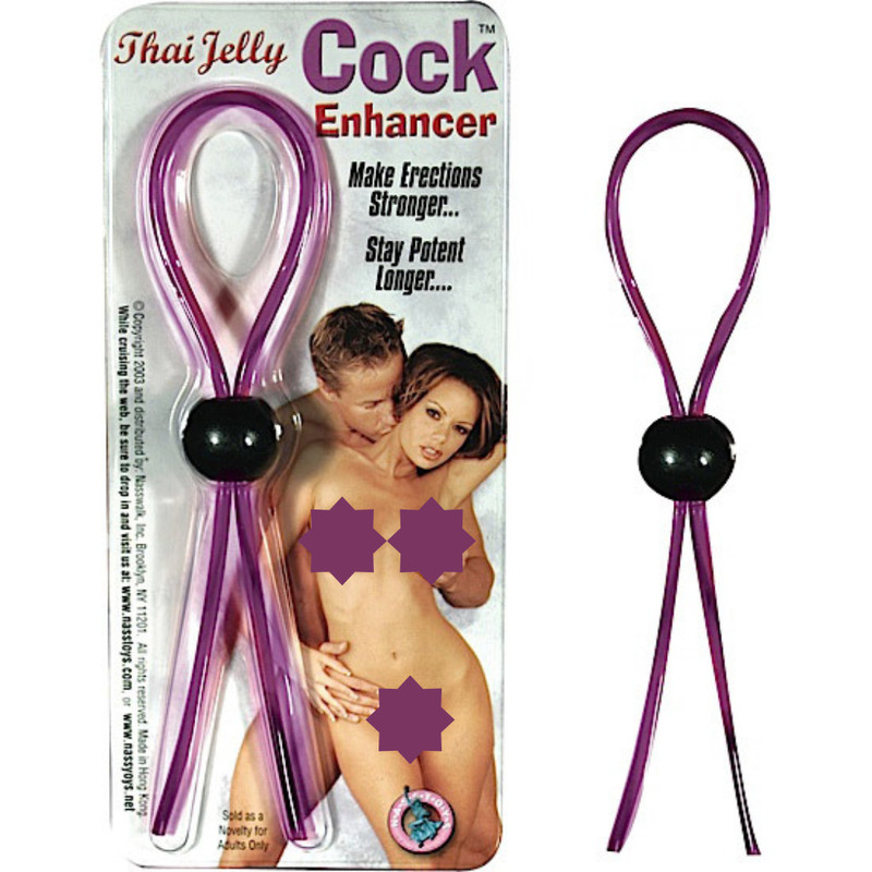 THAI JELLY COCK ENHANCER RING, ADJUSTABLE, COMFORTABLE, FITS ALL SIZES