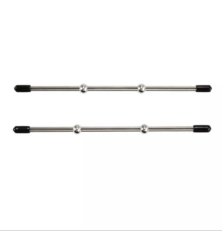 Abacus Vice Double Bar Bell Pincher Clitoris Labia Nipple Frenulum Tongue 1 Pair gallery