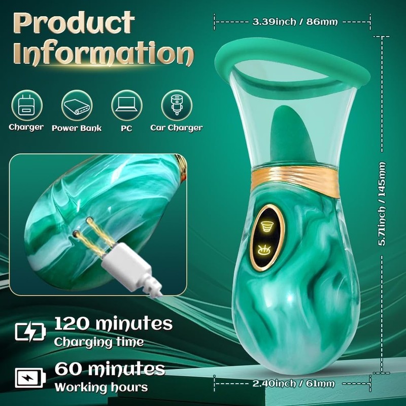 Vibrator Adult Sex Toys for Women 3IN1 Sucking Vibrator Rose Sex Toy 2 Sucking 7 gallery