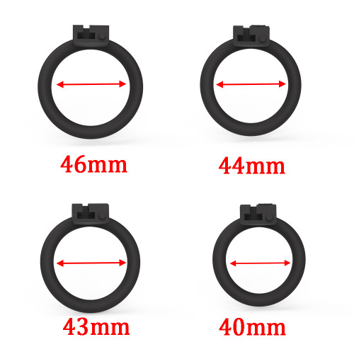 3 color 3Size Micro Stub Chastity Cage Pens Rings Locked Male chastity Device gallery