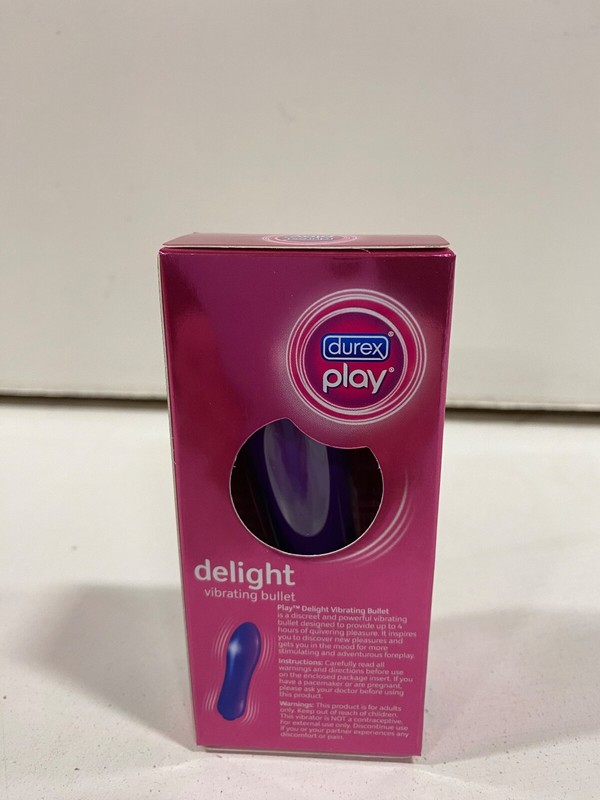 Durex Play Delight Vibrating Bullet, Battery Included, 4 pack