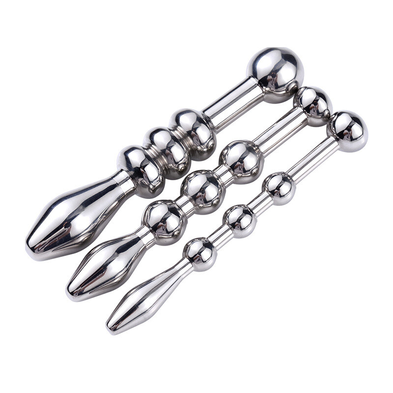 Stainless Steel Beads dilator Sounding Dilator Insert Rods Sounds Plug for Men gallery