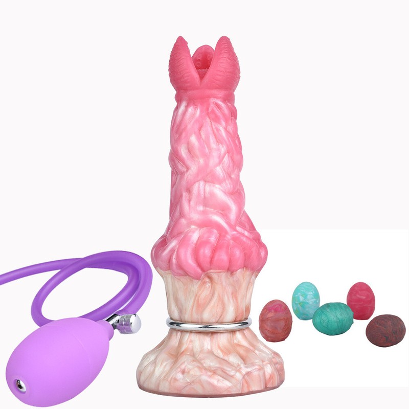 Fae Flower Spawner Silicone Ball Dildo Sex Toy Female Masturbator Penis Big Cock gallery