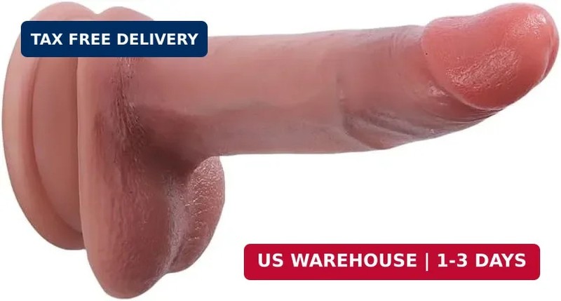 5-Inch Small Thin Dildo for Beginners: Realistic, Non-Porous Silicone, with Stro