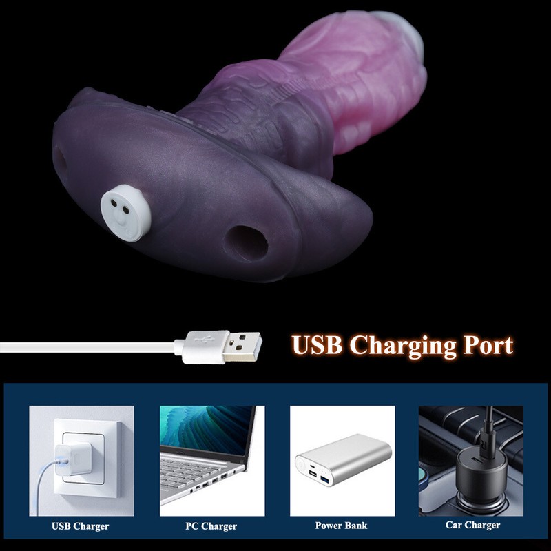 Wearable Anal Plug Vibrating Dildo G-spot Stimulation Fanasty Masturbator Toys gallery