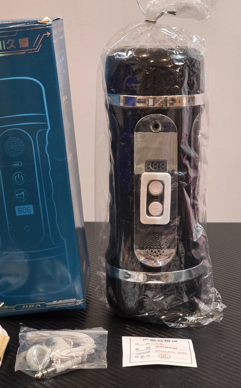 Jiuai Jiba Men's Electric Masturbator W/ Display Count/ Voice Interaction *Read gallery