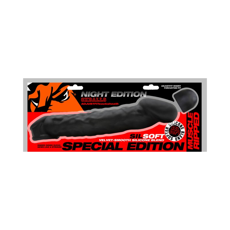 Oxballs Muscle Ripped Inner Ribbed Velvet-Smooth Cocksheath Special Edition Nigh