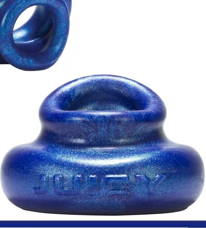Oxballs Cock Ring Pumper Blue Balls Silicone PENIS Girth Juicy (BULGE ENLARGER)