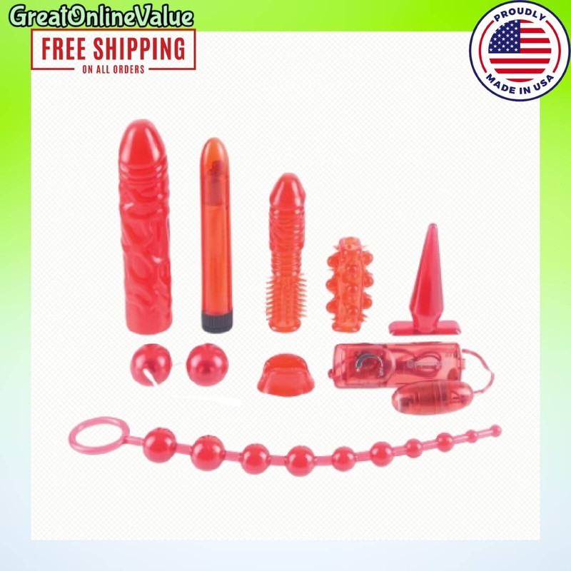 KINKY Sex Toys Collection KIT COUPLES Vibrator Dildo Butt Plug Beads Cock Ring gallery