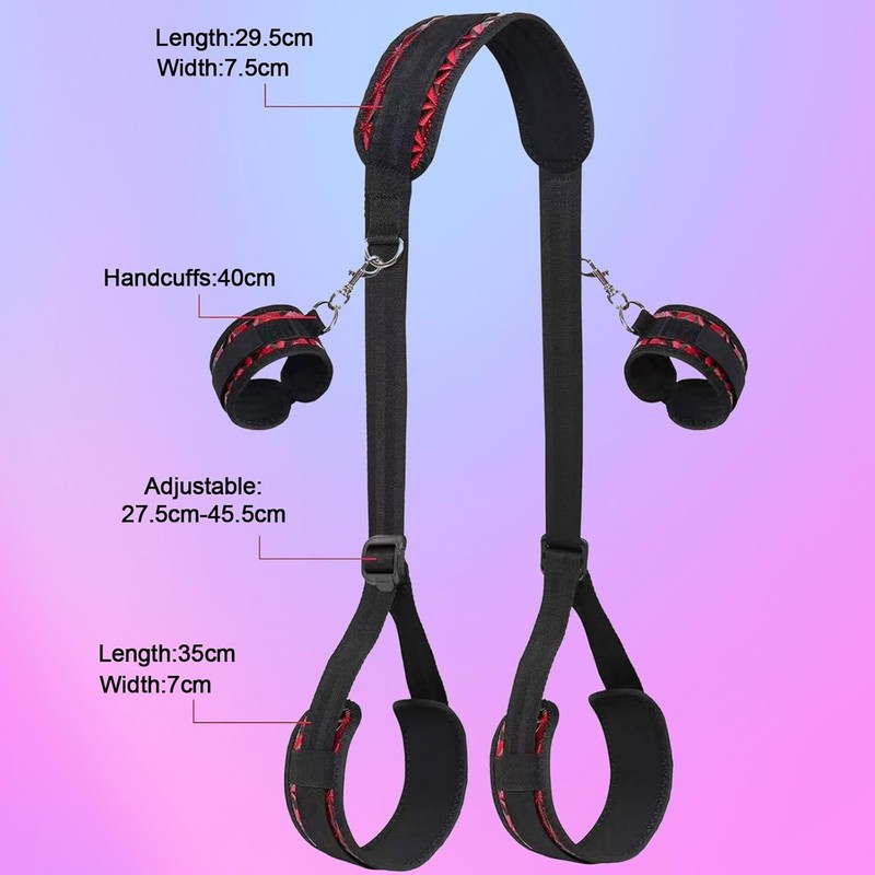 Bondage Restraints BDSM Sex Bondage Adjustable Handcuffs Sex Straps for Couples gallery