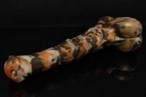 NEW Bad Dragon CHANCE UNFLARED Medium Dildo Fantasy Silicone Sex Toy UV React