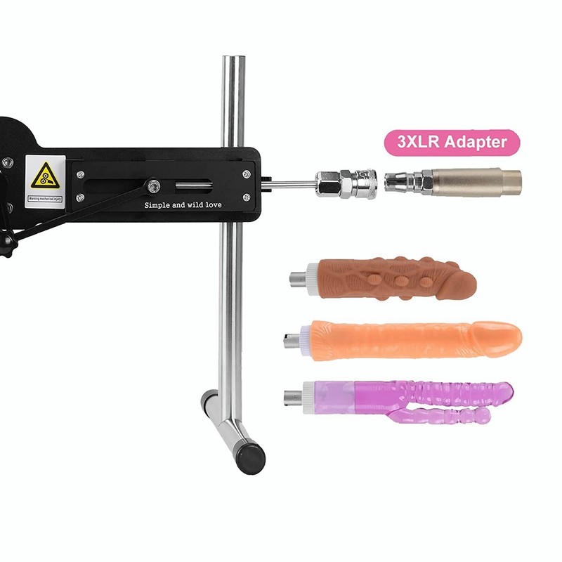 Premium Automatic Sex Machine Adult Sex Toys with 6 Attachments 3XLR Connector gallery