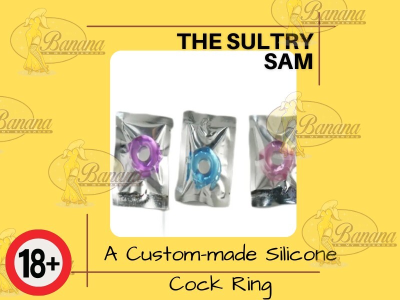 The Sultry Sam – Silicone Penis Cock Ring  1.5&Prime; Diameter Can Stretch Up 2&Prime;