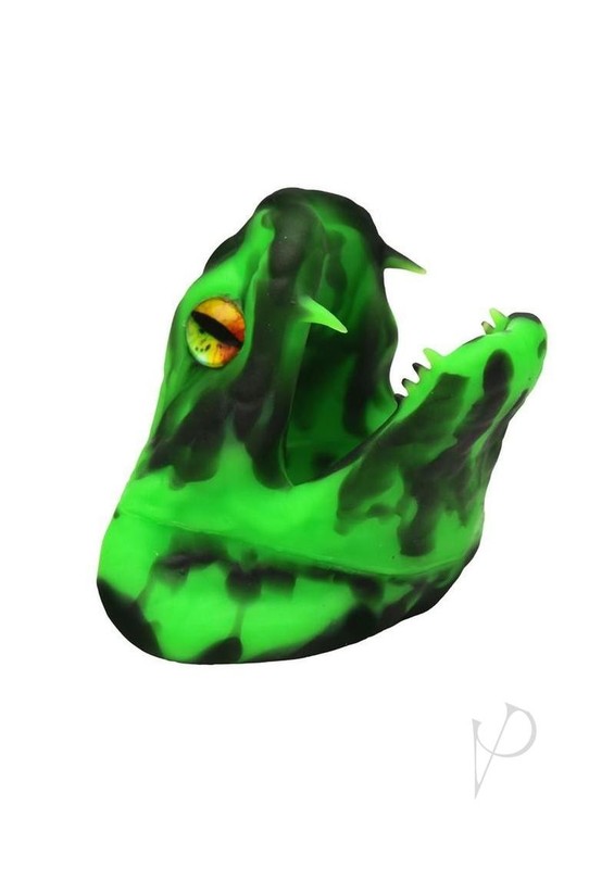 Creature Cocks Master Cobra Silicone Cock Ring - Green gallery