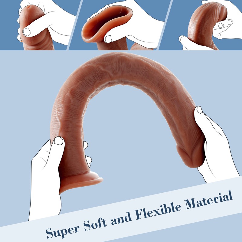 New Silicone Realistic Long Dildo Suction Cup Anal Vagina Sex Toys for Women Men gallery