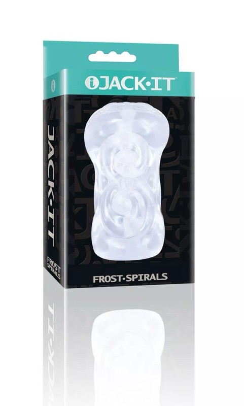 JACK-IT Masturbator Stroker Sleeve FROST SPIRALS – Pleasurable & Enjoyable ICON