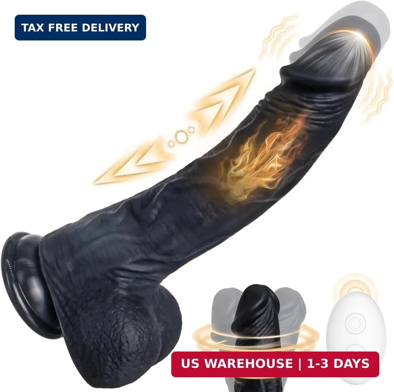 6in1 Thrusting Dildo Vibrator Adult Sex Toys Realistic Silicone Suction Cup Dild