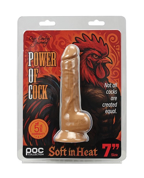 Power of Cock 7&Prime; Dildo – Ivory