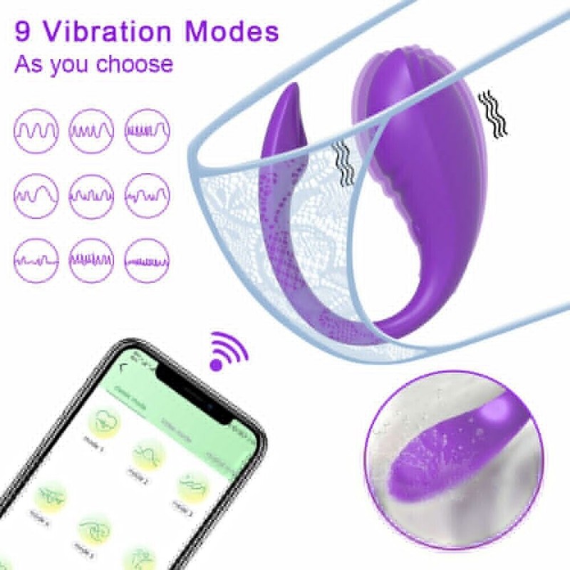 Wireless APP Remote Control Bullet Egg Vibrator G-Spot Dildo Sex Toys For Women gallery