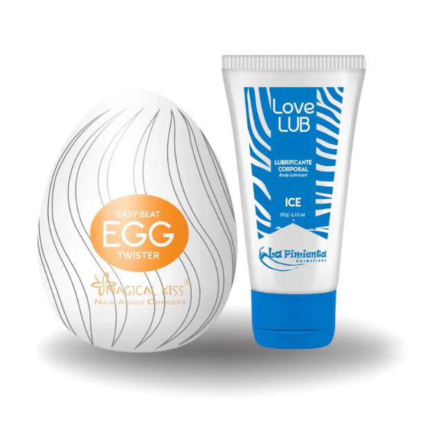 Kit Egg Twister Love Lub Ice