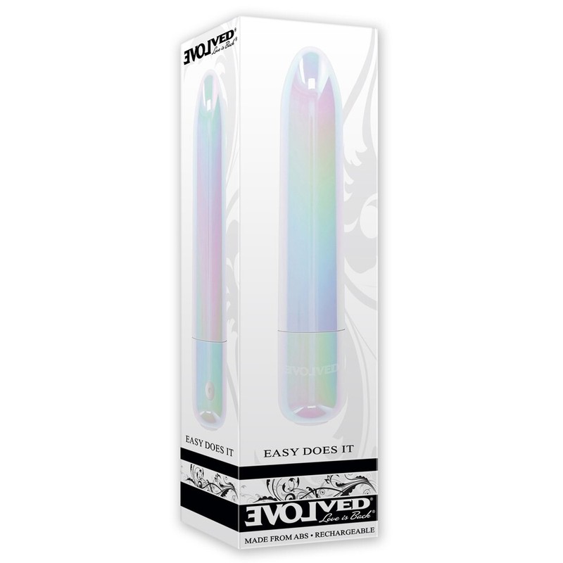 Evolved Novelties Easy Does It Vibe Iridescence Pearl – Rechargeable Bullet Vibe