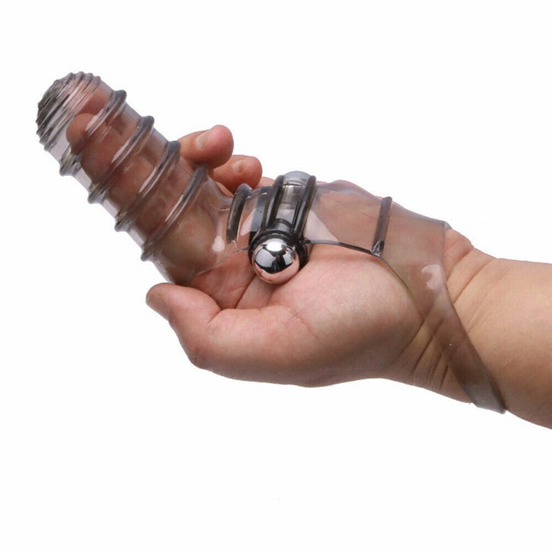 Double Finger G-Spot Vibrating Glove Fingering Sex Toy for Women & Couples gallery