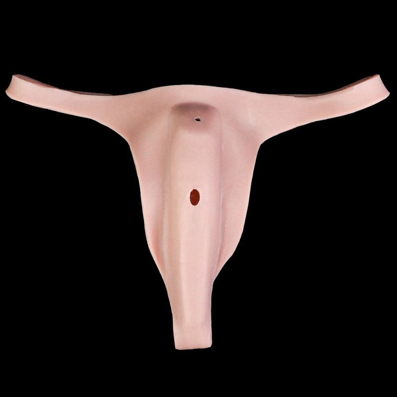 Silicone Panty Fake Vagina Girl Underwear Transgender Thong Crossdresser Toy gallery