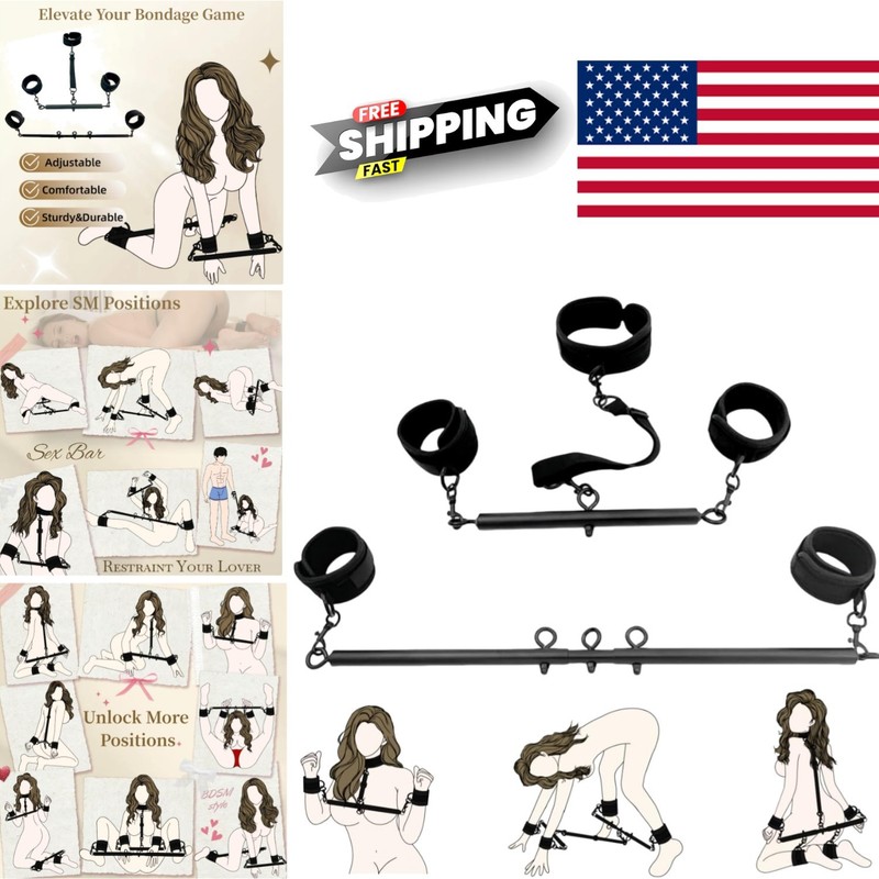 Adjustable Handcuffs Collar Restraints Set for Women&rsquo;s Bondage