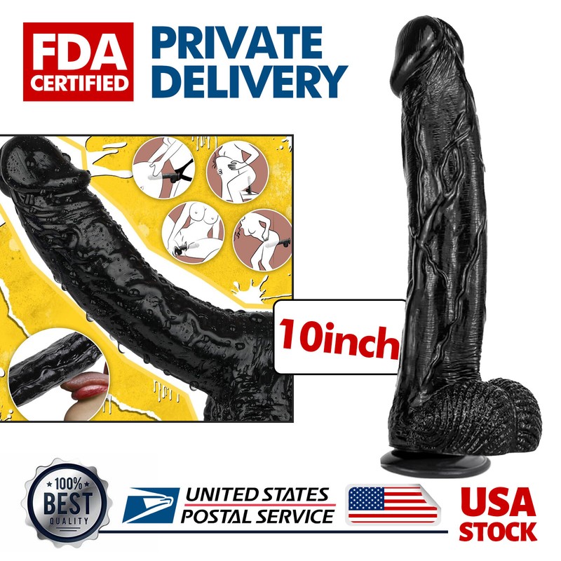 2inch Diameter Huge Big Dildo Suction Cup Realistic Penis Dong G-spot Sex Toy