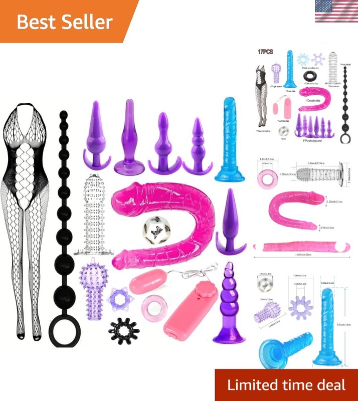 Intimate Adventures: 17PCS G Spot & Anal Plug Vibrator Set for Couples