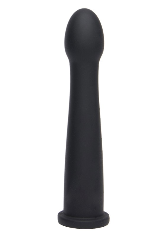 Bangers Smooth Dong Easy-Lock Dildo Black Flexible Silicone Soft Smooth gallery