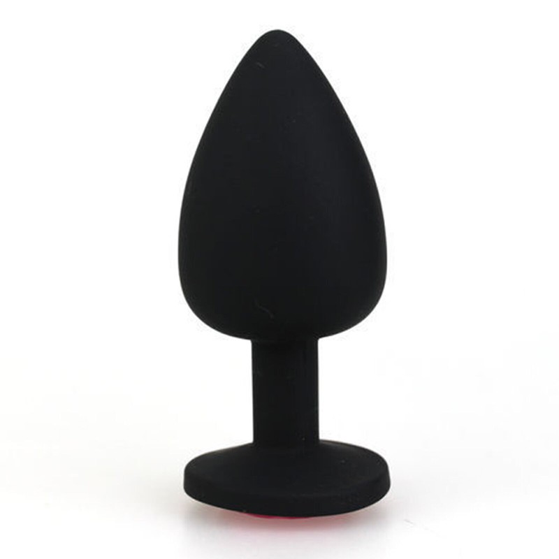 Pink Butt Toy Plug Anal Silicone Jeweled Gem (S/M/L Size) gallery
