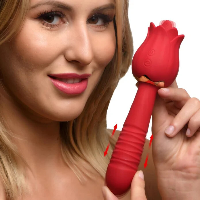 Thrusting-Licking-Rose-Vibrator-Textured-Shaft-Licking-Tongue-Clitoris-Sex-Toy gallery