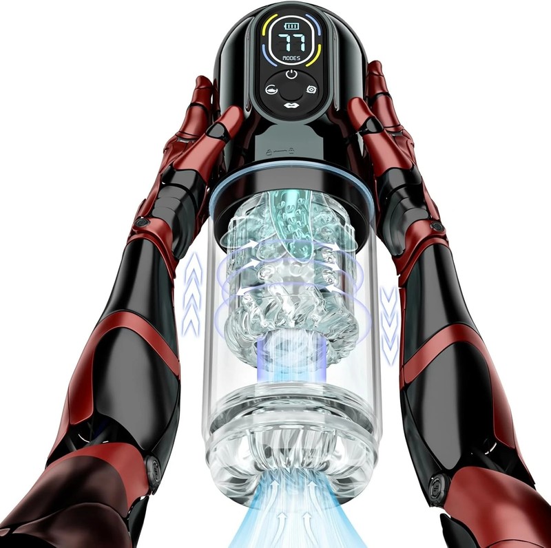 KUSHOR Automatic Male Masturbator Penis Pump Sex Toy for Men Pocket Pussy...