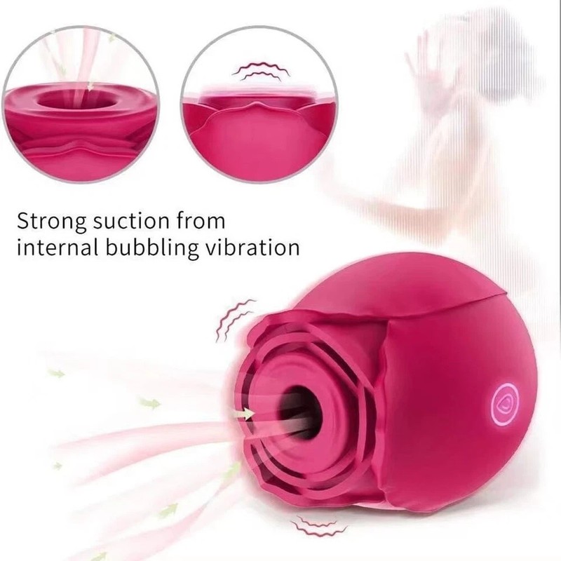 10-speed Rose Vibrator G-spot Dildo Clitoral Sucking For Women Sex Toys gallery
