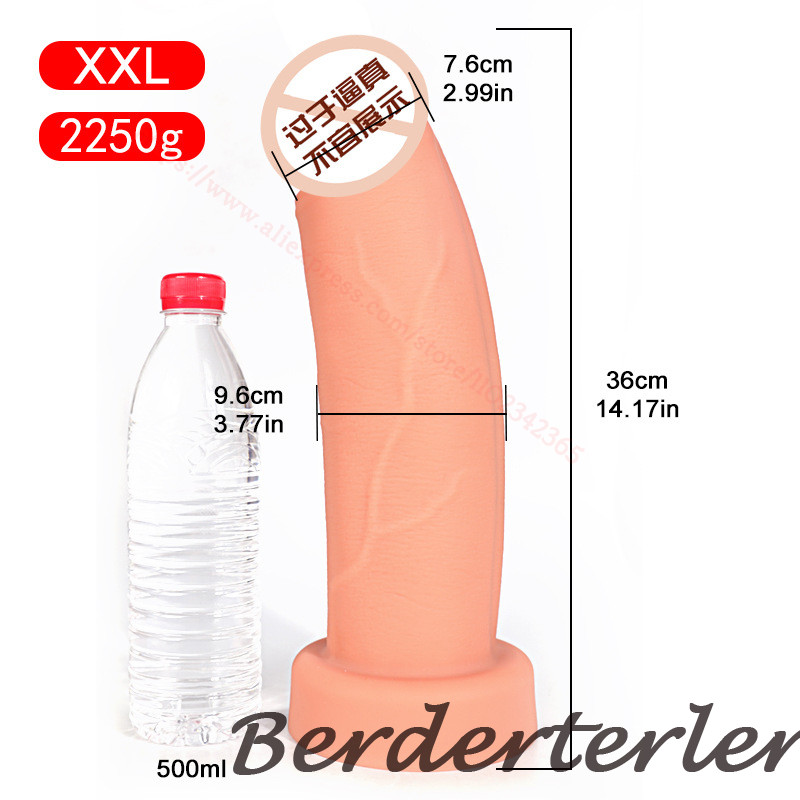2023 Huge Simulation Dildo Masturbation Super Large Sucker Dildo Soft Silicones gallery
