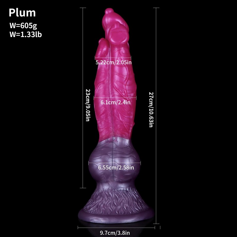 Three Head Dildos 2 color Soft Penis Butt Plug Anal Plug G-spot Adult supplies