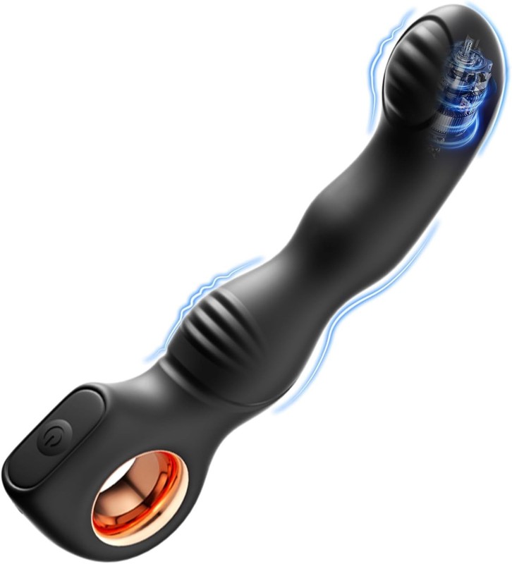 P-spot Prostate Massager Anal Vibe Vibrator Stimulator Butt Plug Sex-toy for Men