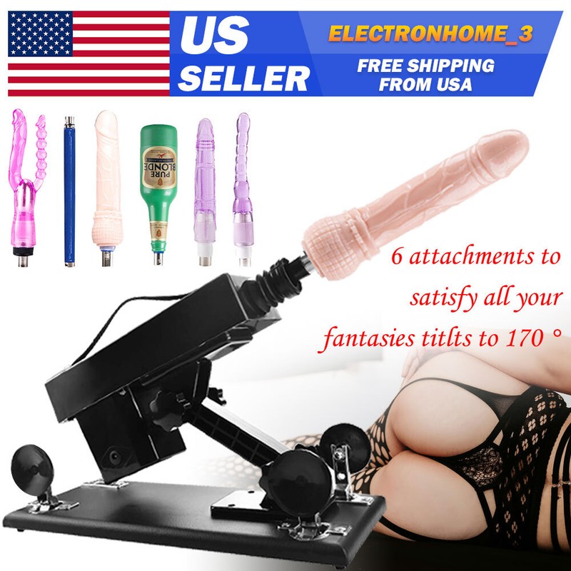 Sex Machine Gun Automatic Thrusting-Dildo-Sex Toys Masturbator with Attachments