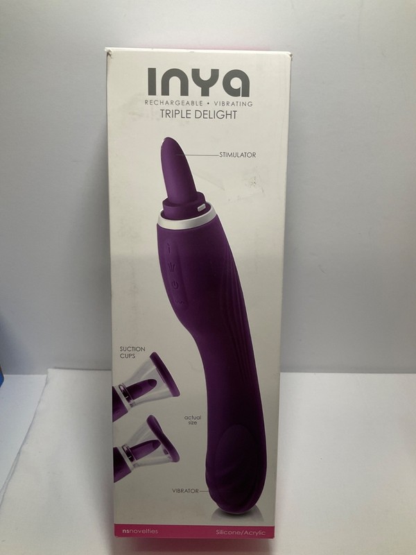 Inya Triple Delight Rechargeable Tongue Suction Vibration