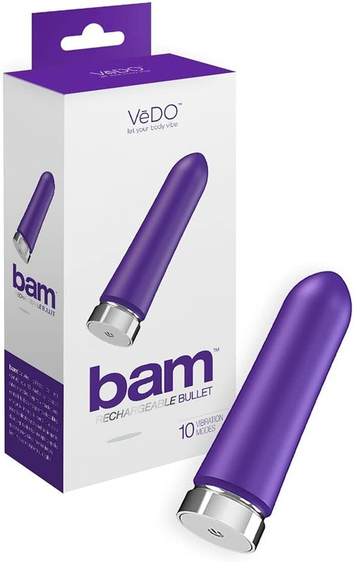 VeDO BAM Rechargeable Bullet Vibrator-Into You Indigo