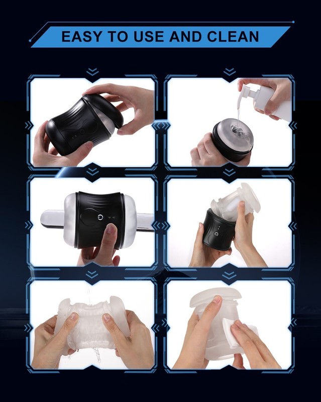 Men Masturbators Automatic Handsfree Stroker Cup Sex Toy Penis Masterbater Adult gallery