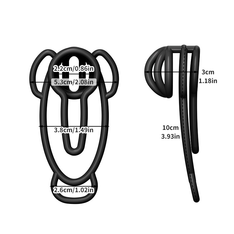 Male Penis Clamps Bondage Fetish BDSM Powerful Resin Wearable Men Tool Sex Toys
