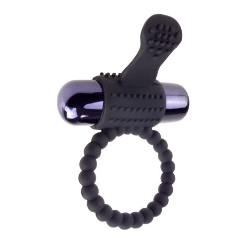 Fantasy C-Ringz Vibrating Silicone Super Ring - Black gallery