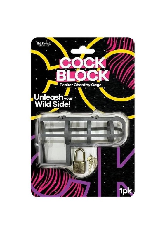 Cock Block Chastity Cage – Gray