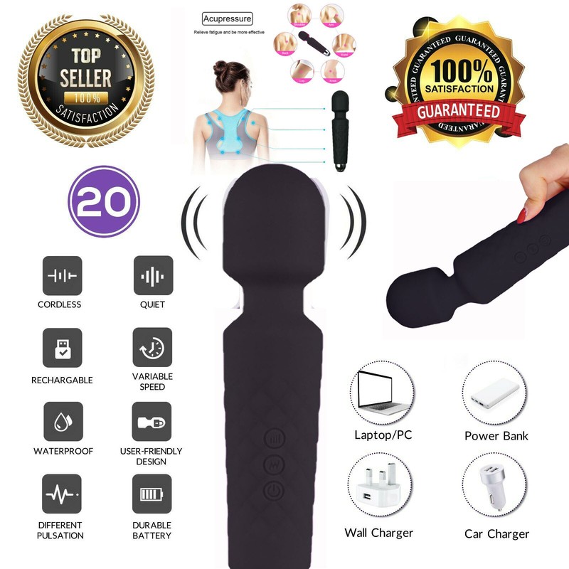 Multispeed Magic Massager Wand Personal Total Full Body Massage Therapy Vibrator